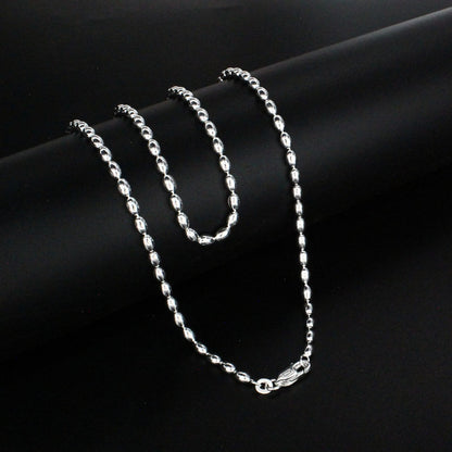 925 Sterling Silver capsule design Neck chain 20"