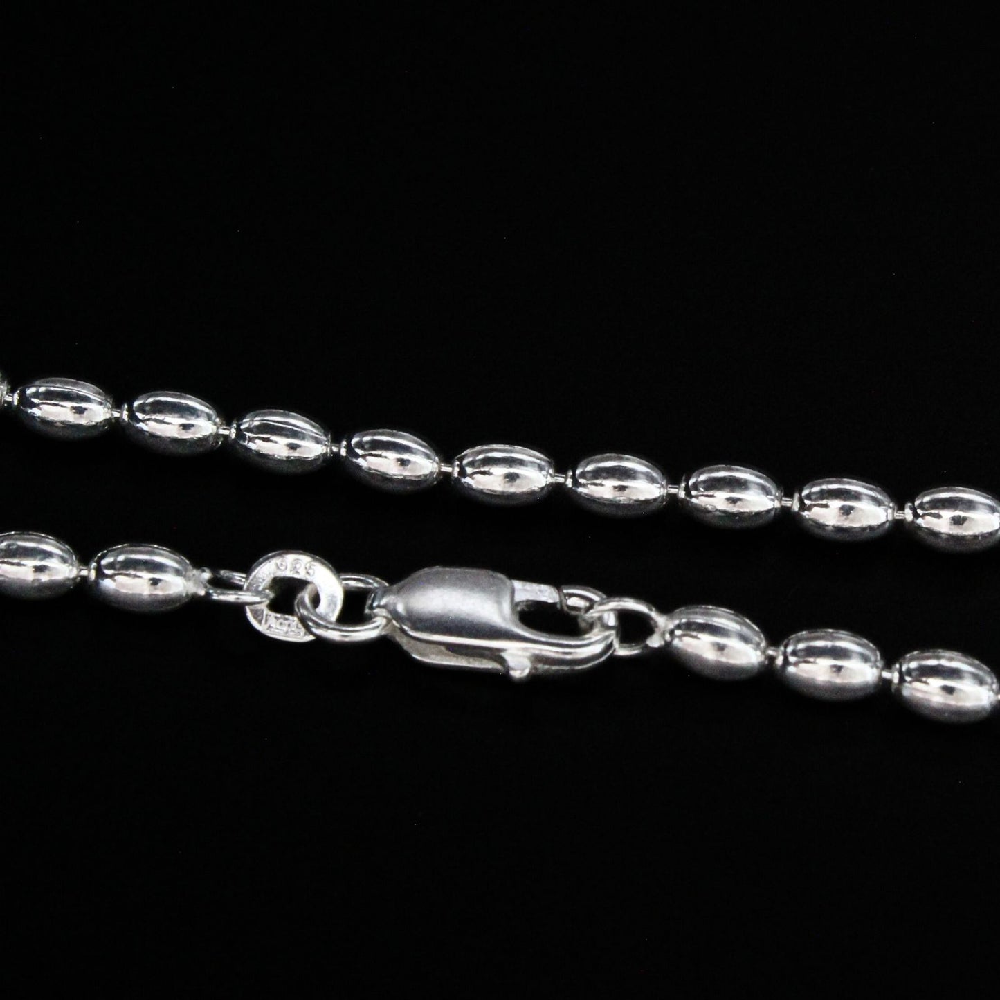 925 Sterling Silver capsule design Neck chain 20"