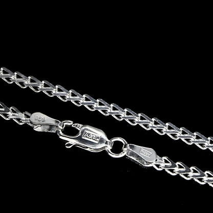 925 Sterling Silver women Stylish Neck chain 20"