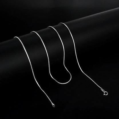 24" 925 Sterling Silver daily wear snake Neck chain
