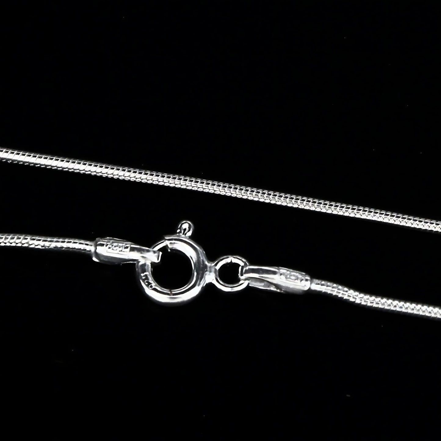 925 Sterling Silver women snake link Neck chain 20"