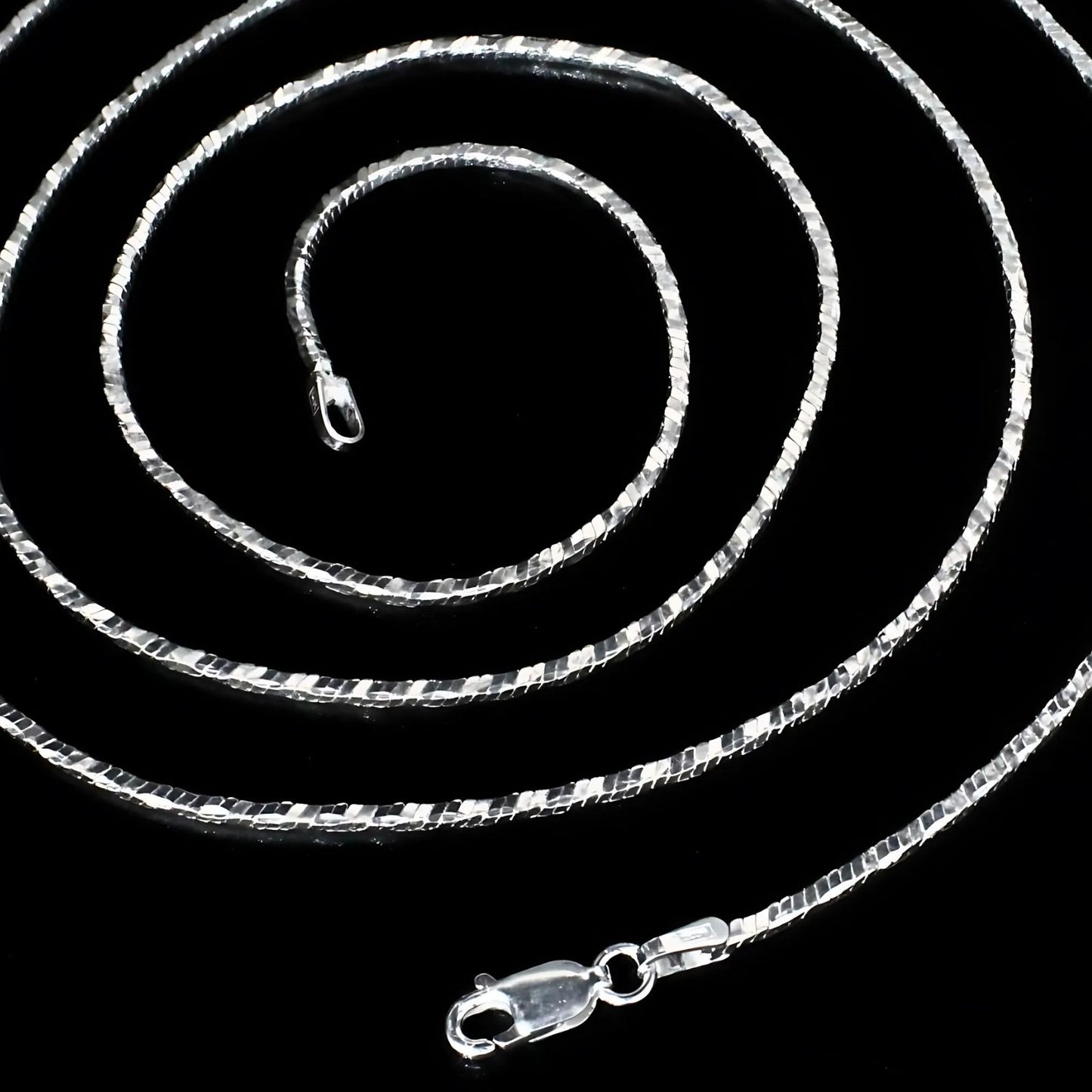 925 Sterling Silver women Neck chain 30"