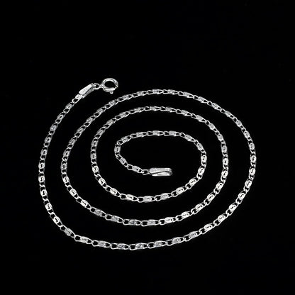 925 Sterling Silver women Snail Neck chain 18"
