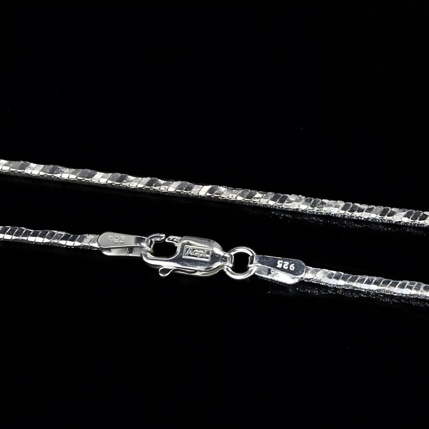 925 Sterling Silver women Neck chain 30"