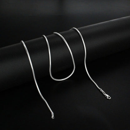 925 Sterling Silver fabulous snake Neck chain 24"