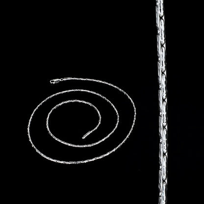 925 Sterling Silver women  unique Neck chain 20"