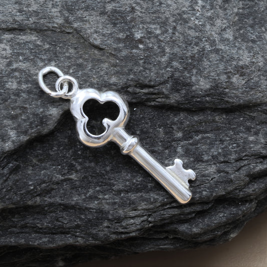 Daily wear 925 Real Sterling Silver key charm Pendant