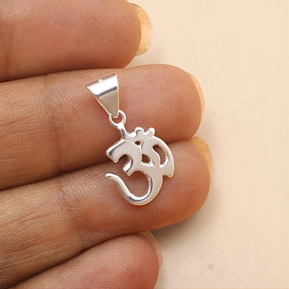 925 Real Sterling Silver OM God Pendant