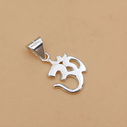 925 Real Sterling Silver OM God Pendant