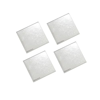 999 Pure Silver Square pieces of Silver Chandi ka Tukra Chokor for astrology- 4pc set