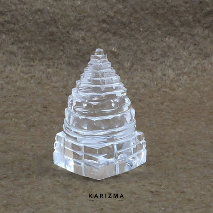 131.15CT A+ Natural Crystal Quartz (Sphetic) Religious Sri Yantra