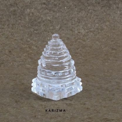 91.70CT A+ Natural Crystal Quartz (Sphetic) Sri Yantra Religious