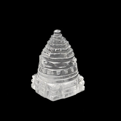 91.70CT A+ Natural Crystal Quartz (Sphetic) Sri Yantra Religious