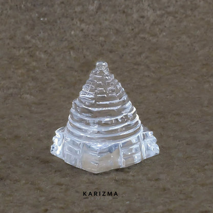 48.255CT Natural Crystal Quartz (Sphetic) Sri Yantra Religious