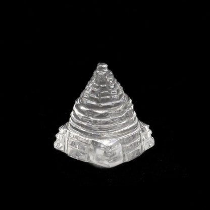 48.255CT Natural Crystal Quartz (Sphetic) Sri Yantra Religious