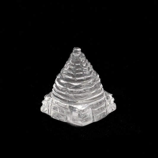 48.255CT Natural Crystal Quartz (Sphetic) Sri Yantra Religious