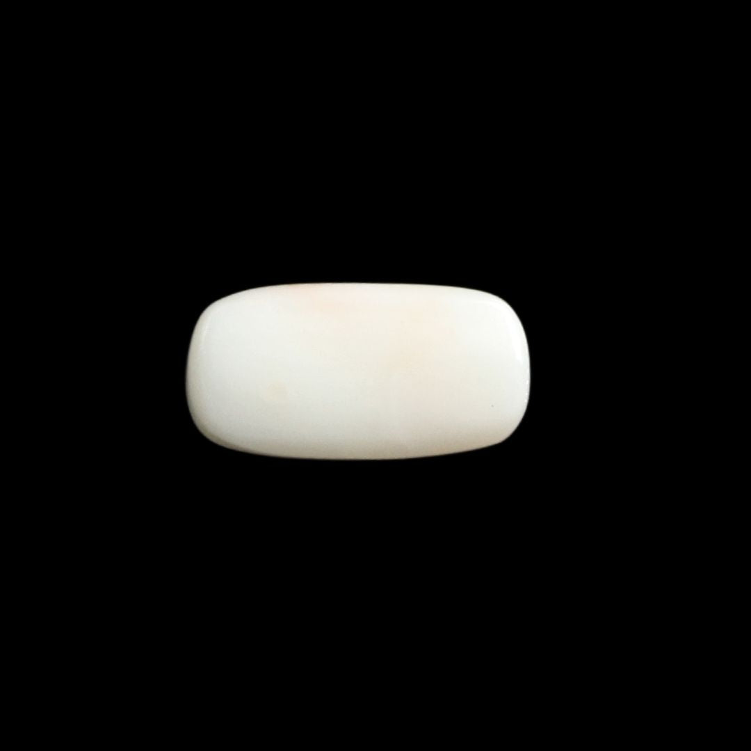 5.70Ct Natural White Coral Moonga Astrology Rashi Gemstone