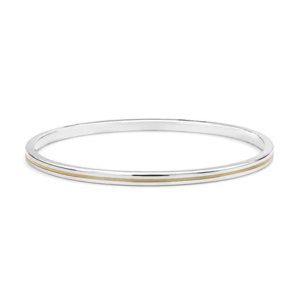 Golden Line Stainless Steel Unisex kada bangle Sikh Kada