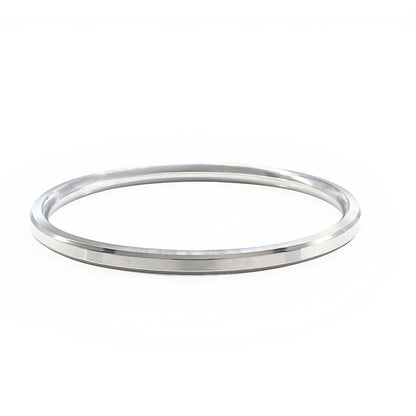 Flat stainless steel plain Unisex Kada for daily wear