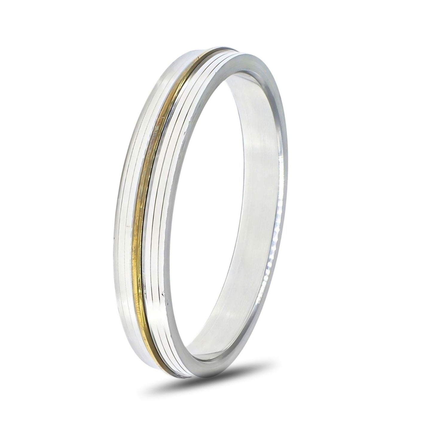 Golden Line Stainless Steel Mens Kada
