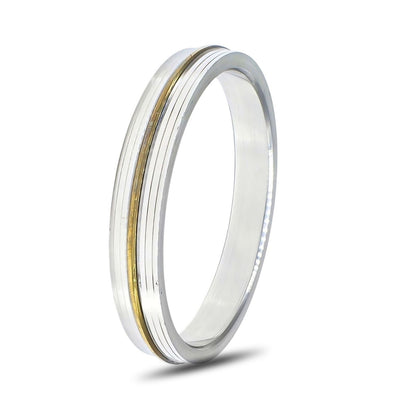 Golden Line Stainless Steel Mens Kada