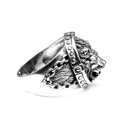 Oxidized Real Sterling Silver Unisex Ring