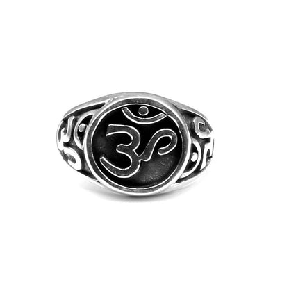 Oxidized 925 Sterling Silver Unisex Ring