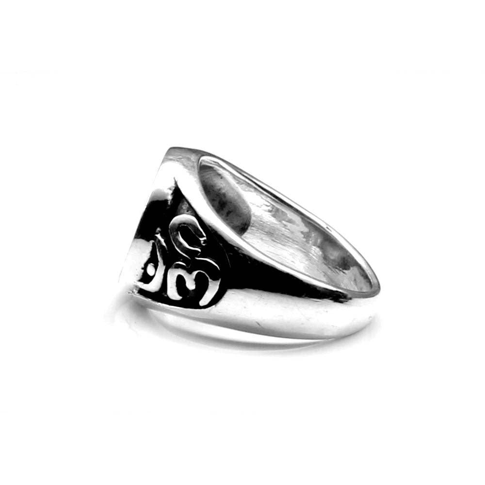 Oxidized 925 Sterling Silver Unisex Ring