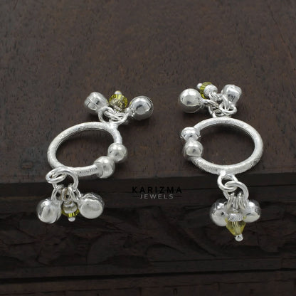 925 Sterling Silver ghunghru Kada Bracelet for Laddu Gopal