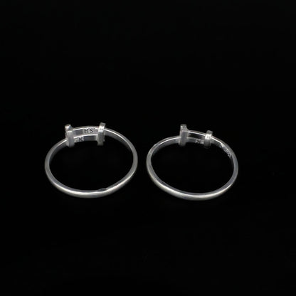 Real Sterling Silver Indian women Excellent gifting foot Toe THUMB rings - Pair