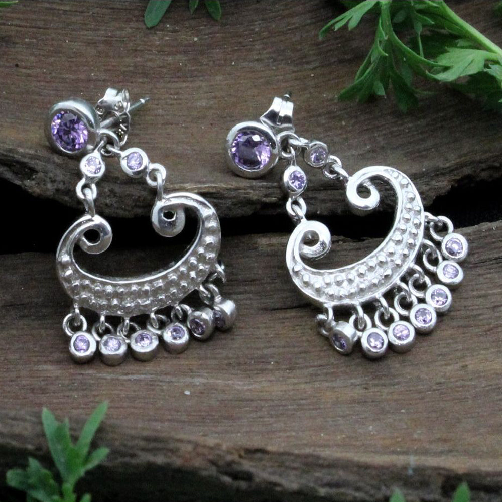 Silver Dangler Earrings