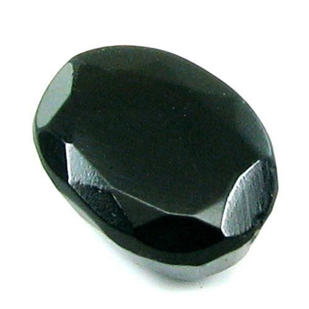 6.1Ct-Natural-Black-Onyx-Oval-Faceted-Gemstone