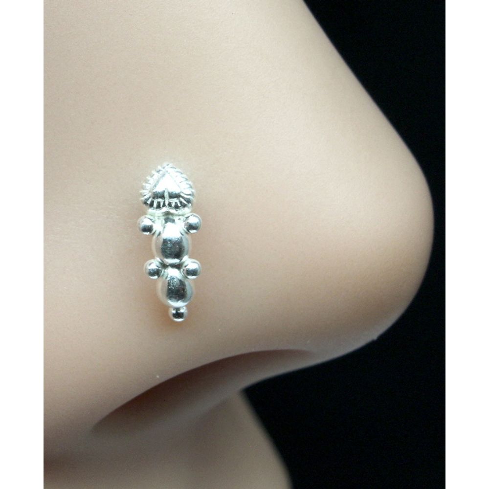 Real silver nose on sale ring