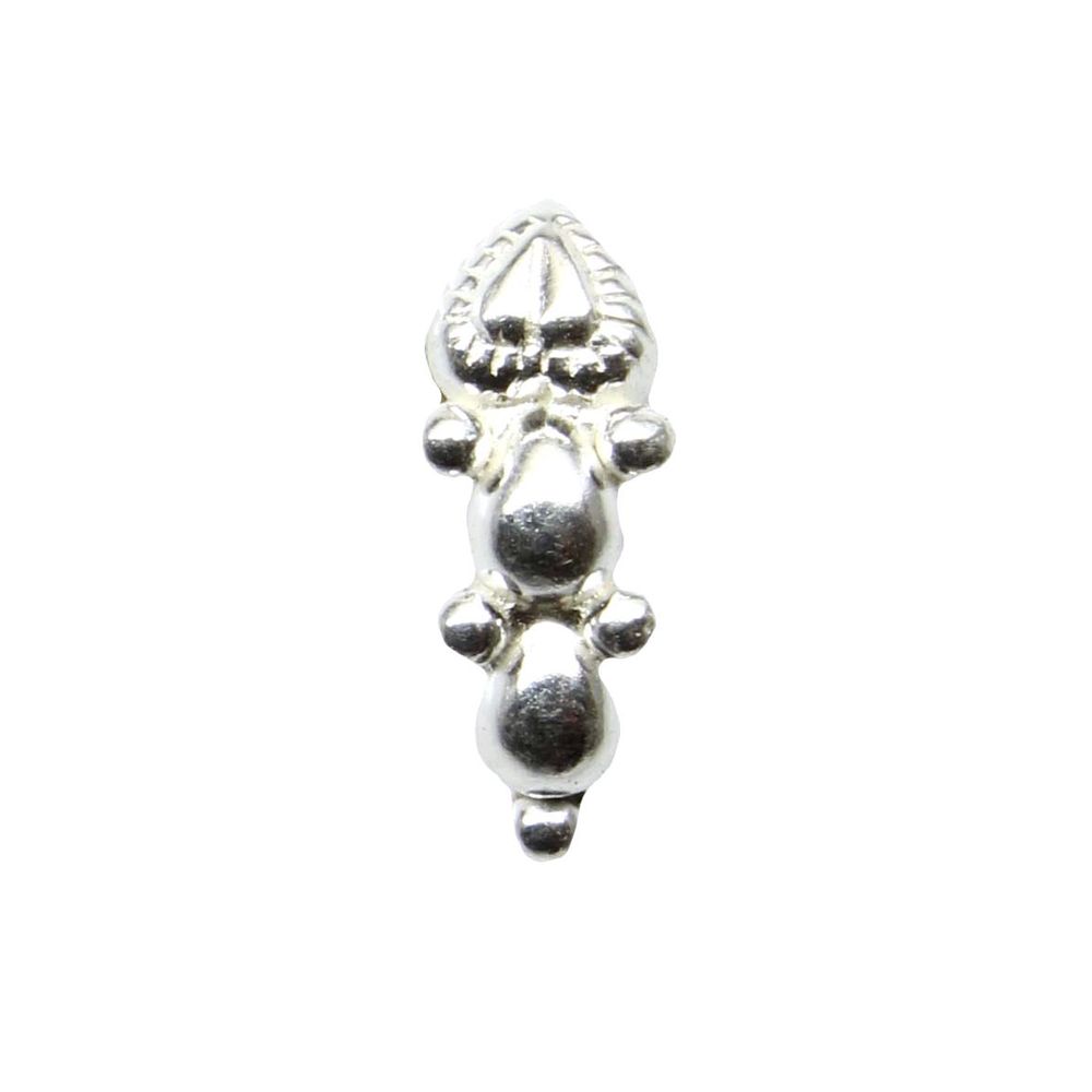 Sterling Silver nose stud, Body Piercing Jewelry  Nose ring Push Pin