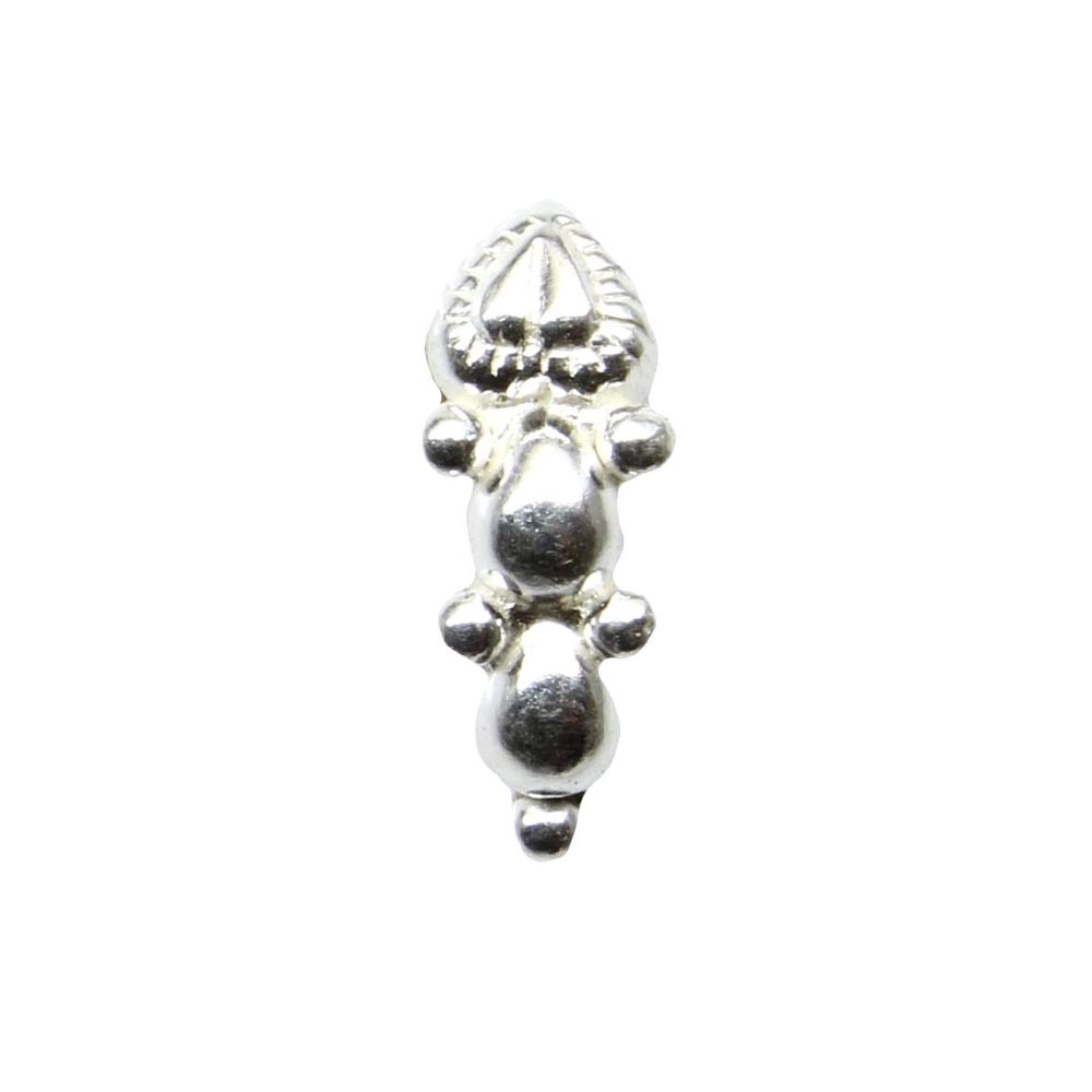 Delightful Pure Silver Nose pin