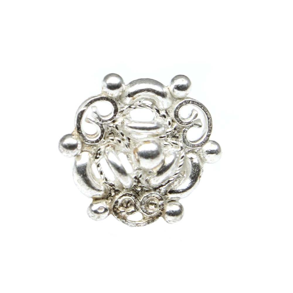 Real Silver nose pin for women