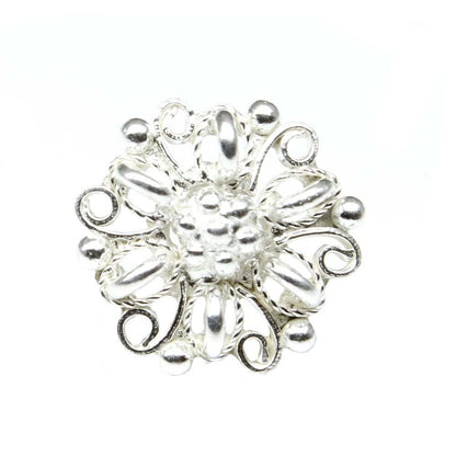 925 Sterling Silver Floral Nose Pin 