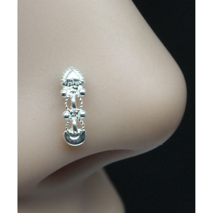 Premium Silver Nose Ring for women