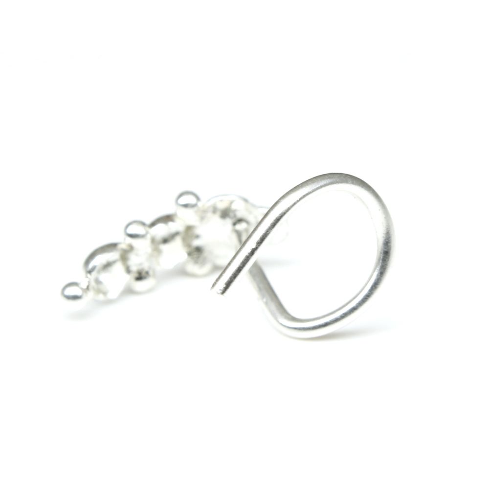 Silver Handcrafted Nose Ring