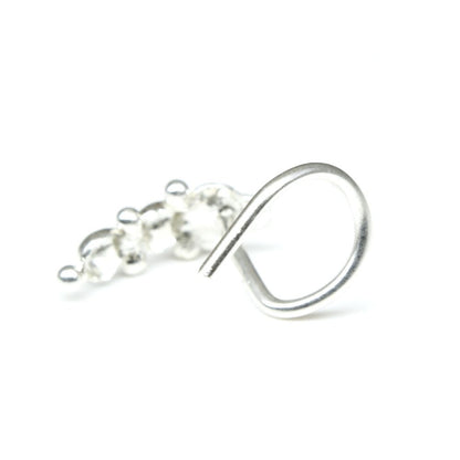 Silver Handcrafted Nose Ring