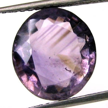 6.3Ct Natural Amethyst SI2 Oval Faceted Purple Gemstone