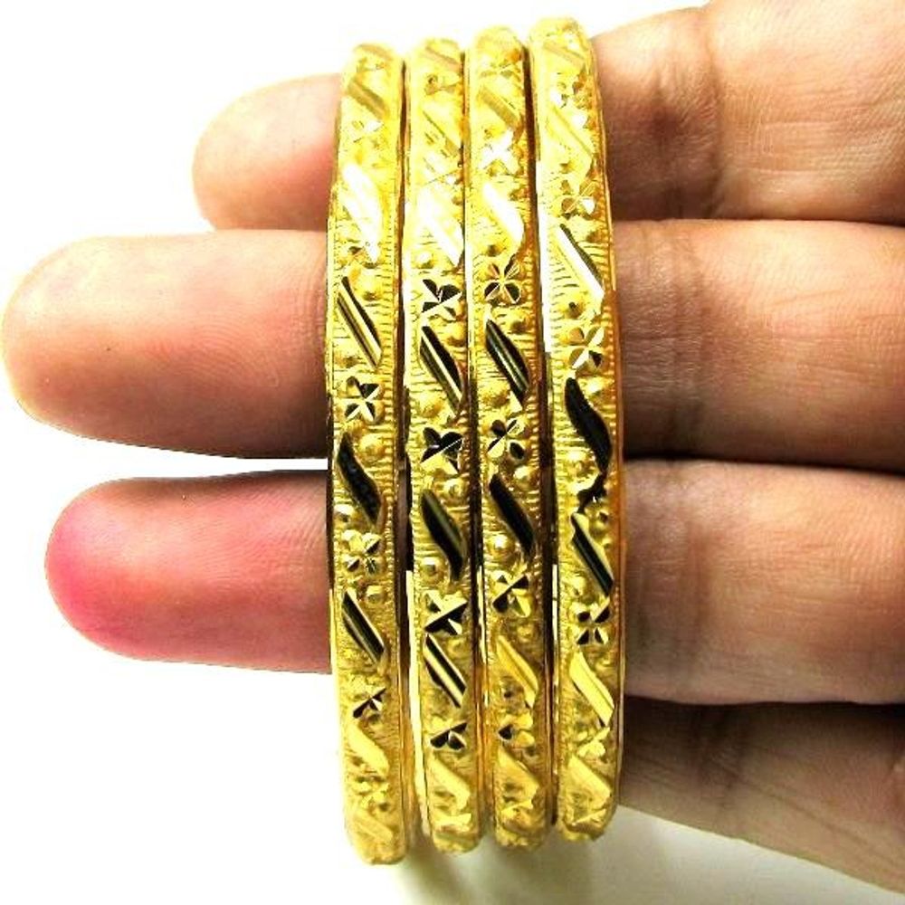 Gold Plated Bridal  Bangles