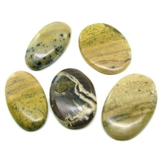 Selected-255.3Ct-4pc-Wholesale-lot-Natural-Picture-Jasper-Cabochon-Gemstone