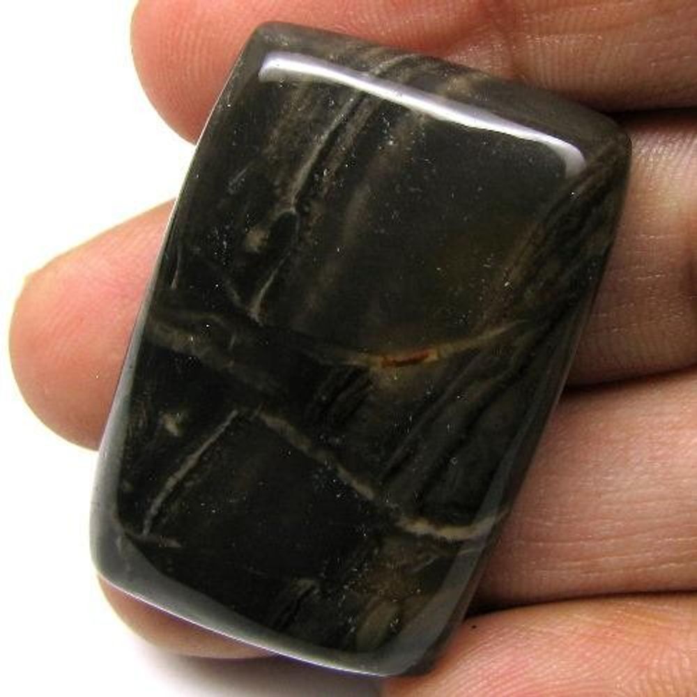 Amazing Textures Lustrous 50.7Ct Natural Jasper Rectangle Cabochon Gemstone