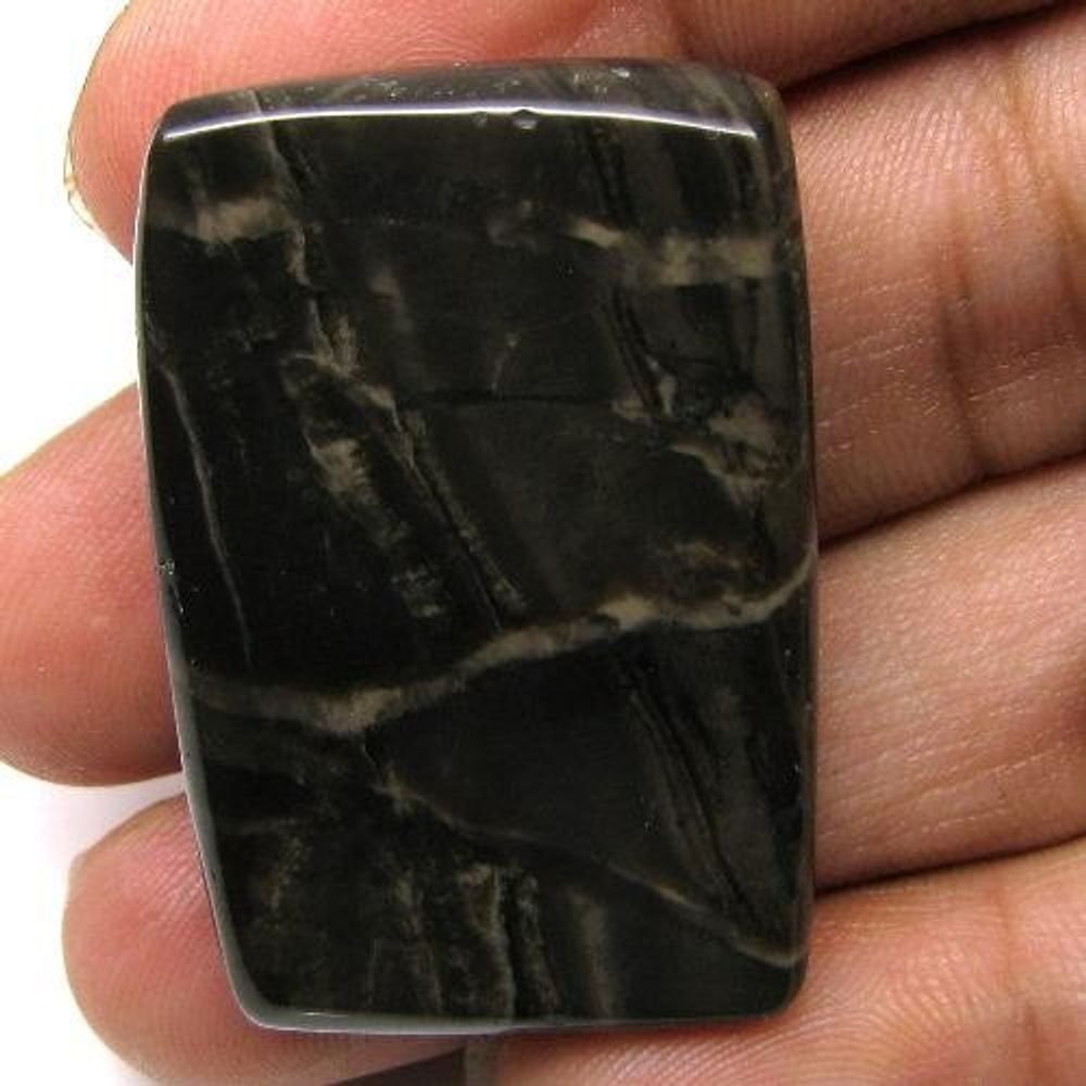 Amazing Textures Lustrous 50.7Ct Natural Jasper Rectangle Cabochon Gemstone