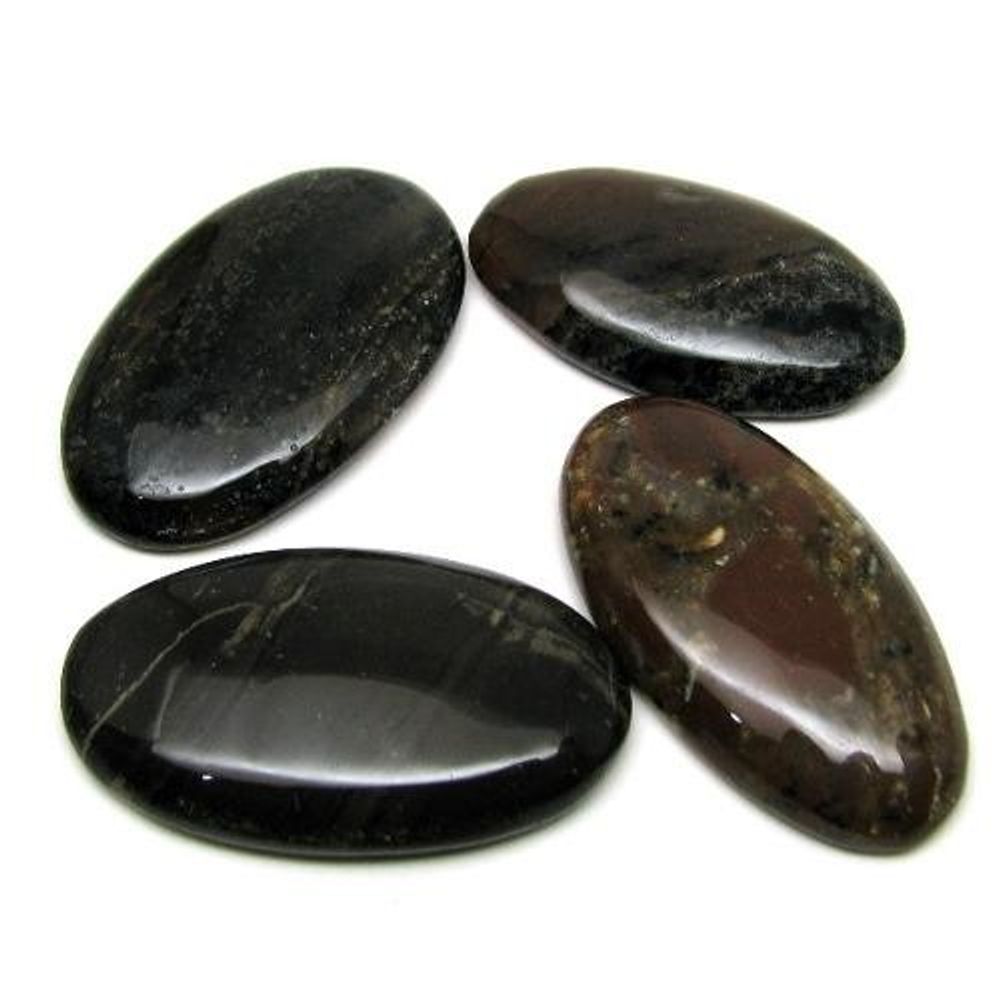 Selected 183.2Ct 4pc Wholesale lot Natural Brown Jasper Cabochon Gemstone