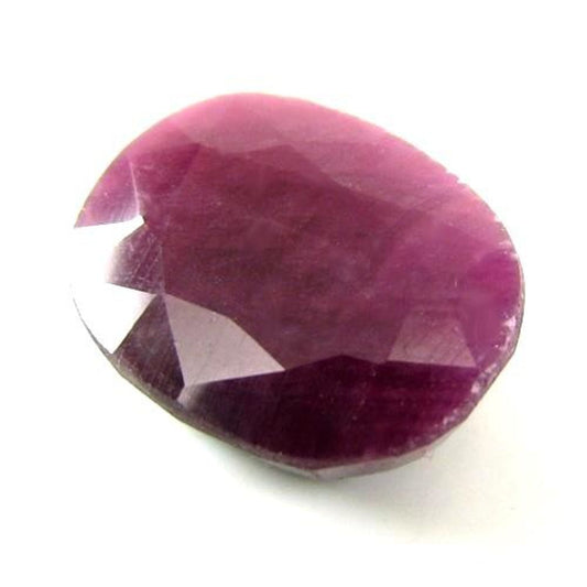 CERTIFIED-8.58Ct-Natural-Untreated-Ruby-(MANIK)-Oval-Faceted-Rashi-Sun-Gemstone