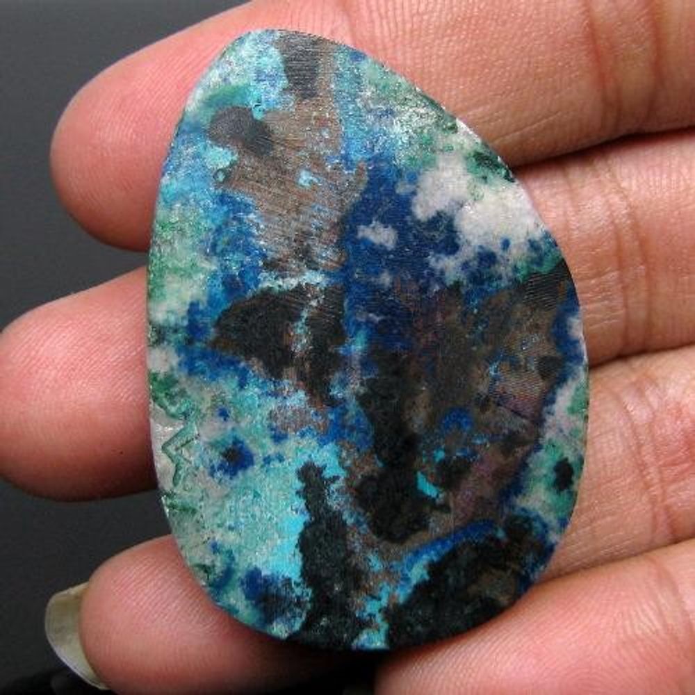 109.1Ct Natural Crysocolla Fancy Cabochon Gemstone