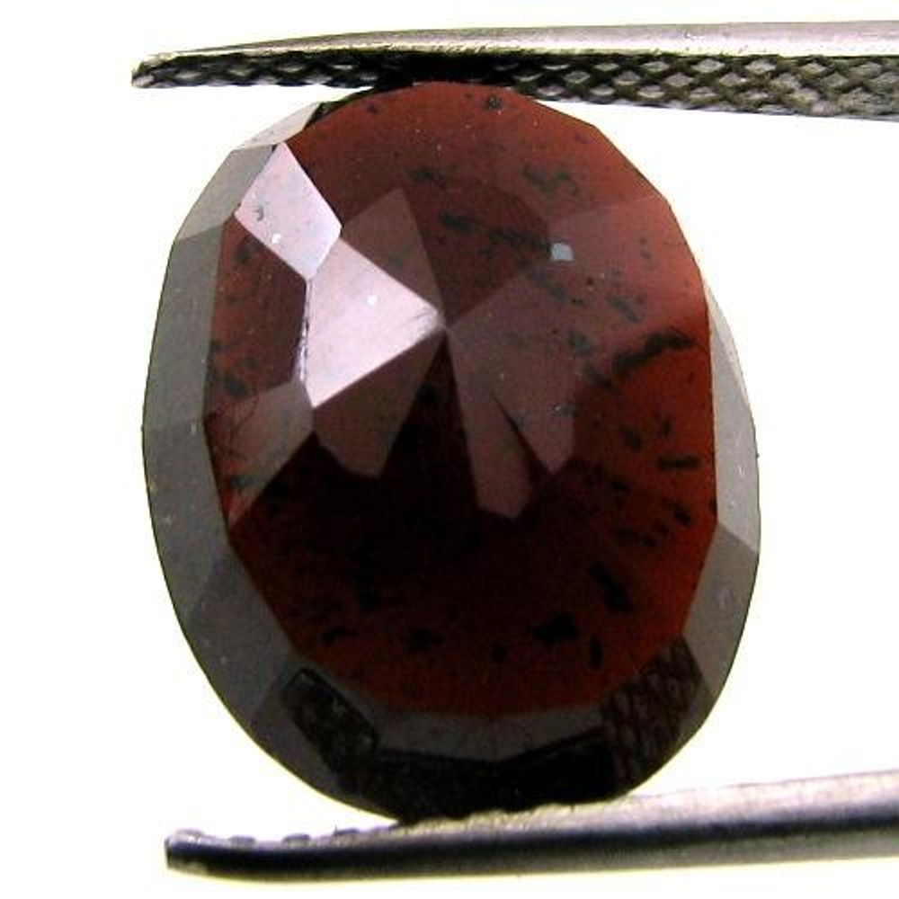 CERTIFIED 8.68Ct  Natural Gomedh Oval Faceted Astrology Gemstone