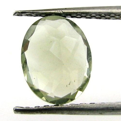 Lustrous 1.8Ct Green Amethyst Oval Cut Gemstone